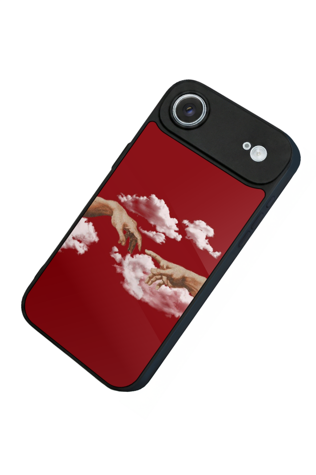 iPhone 17 Air Uyumlu Kirmizi Tasarımlı Glossy Premium Kılıf
