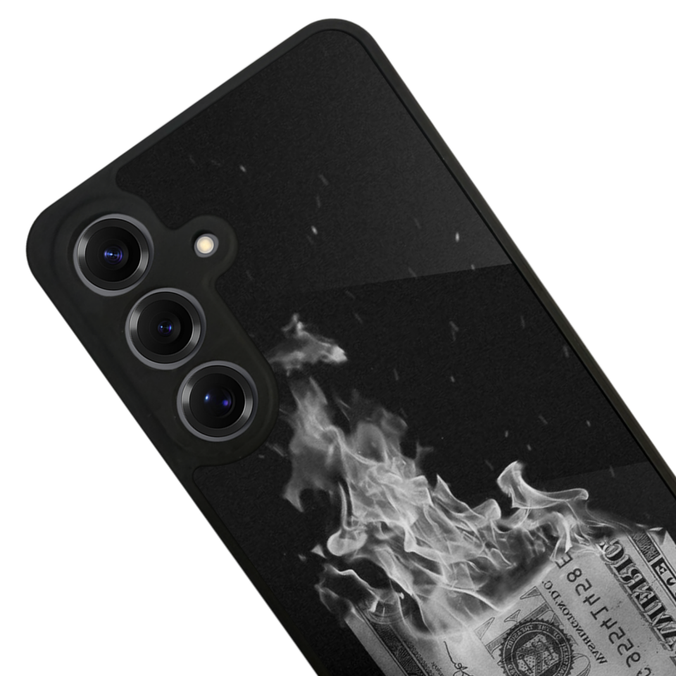 Samsung Galaxy S25 Uyumlu Para Tasarımlı Glossy Premium Kılıf