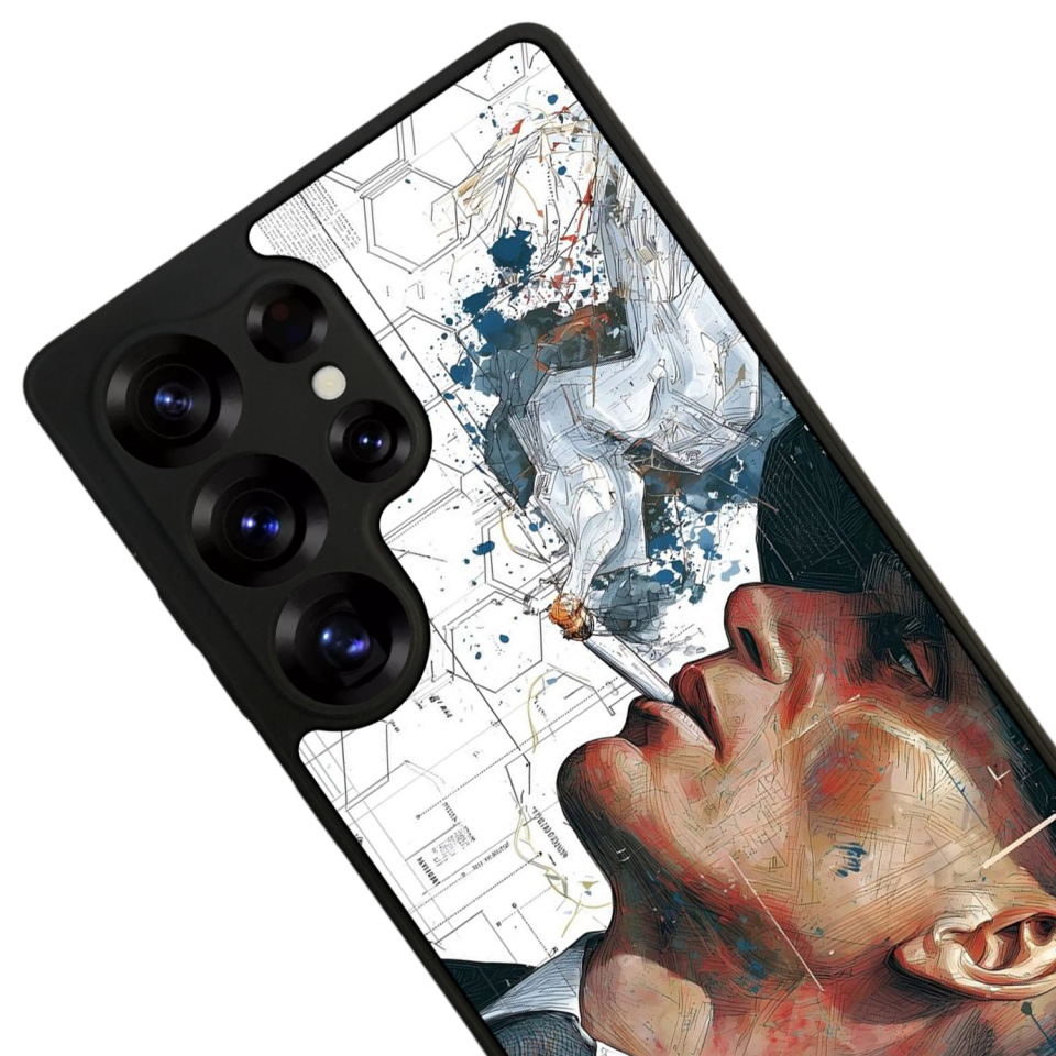 Samsung Galaxy S25 Ultra Uyumlu Peaky Blinders Tasarımlı Glossy Premium Kılıf