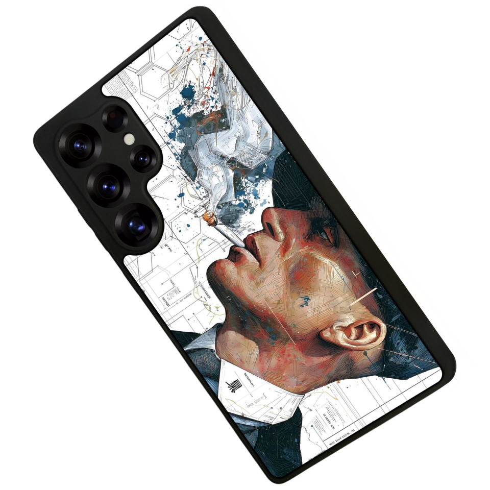 Samsung Galaxy S25 Ultra Uyumlu Peaky Blinders Tasarımlı Glossy Premium Kılıf