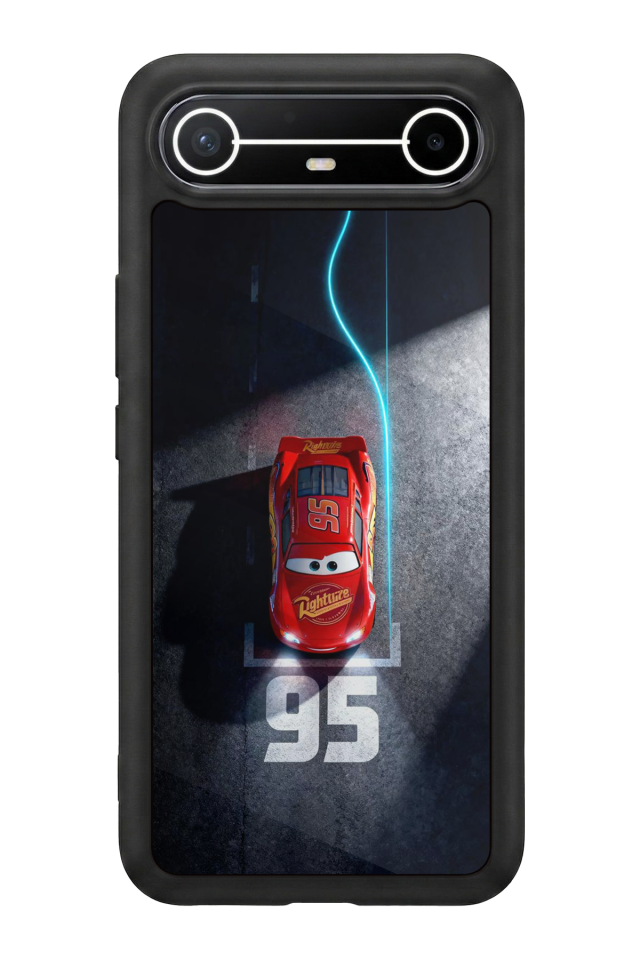 Tecno Spark Slim 5G Uyumlu Şimsek McQueen Tasarımlı Glossy Premium Kılıf