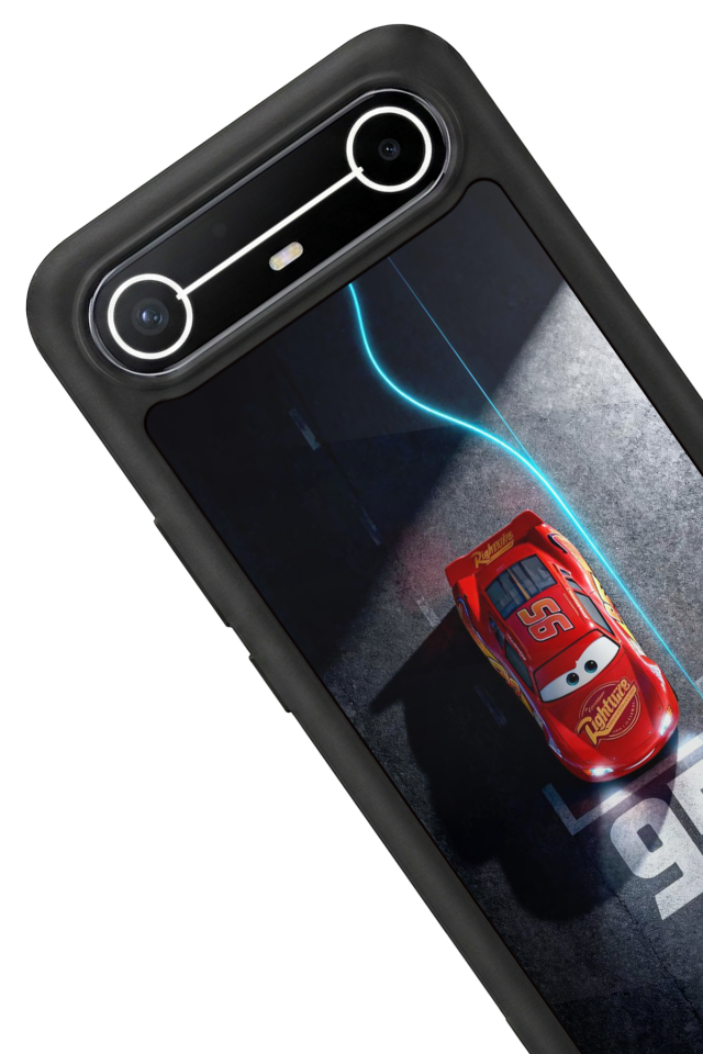 Tecno Spark Slim 5G Uyumlu Şimsek McQueen Tasarımlı Glossy Premium Kılıf