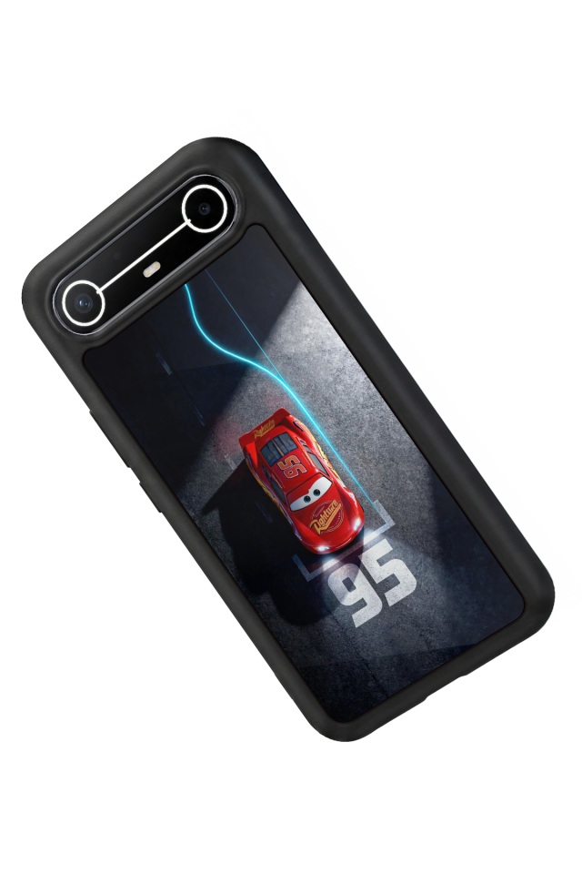 Tecno Spark Slim 5G Uyumlu Şimsek McQueen Tasarımlı Glossy Premium Kılıf
