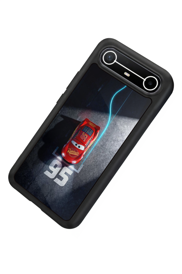 Tecno Spark Slim 5G Uyumlu Şimsek McQueen Tasarımlı Glossy Premium Kılıf