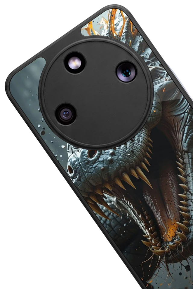 Honor Magic 8 Lite Uyumlu T-ReHonor Magic 8 Lite Tasarımlı Glossy Premium Kılıf