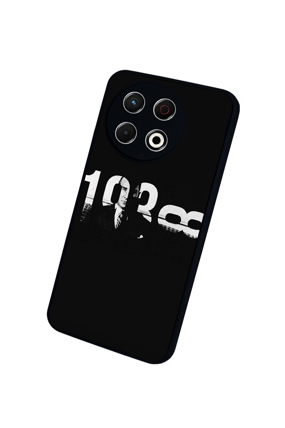Tecno Spark 30 Pro Uyumlu Mustafa Kemal Ataturk Tasarımlı Glossy Premium Kılıf