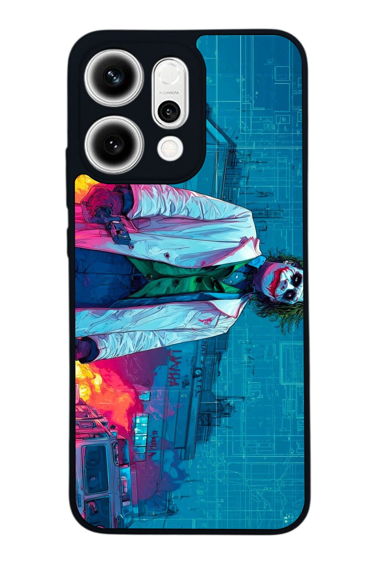 Oppo Reno 14 Uyumlu Joker Tasarımlı Glossy Premium Kılıf