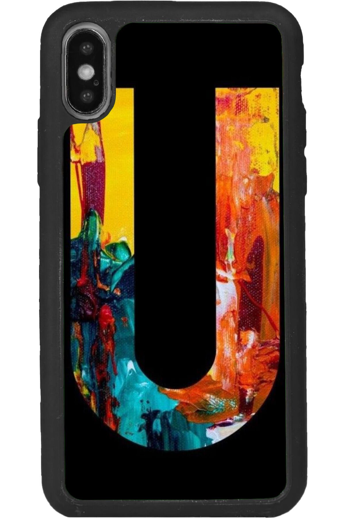 iPhone XS Max Uyumlu Mat Siyah uyumlu Kılıf – Yumuşak Silikon, Koruyucu, Şok Emici Kapak