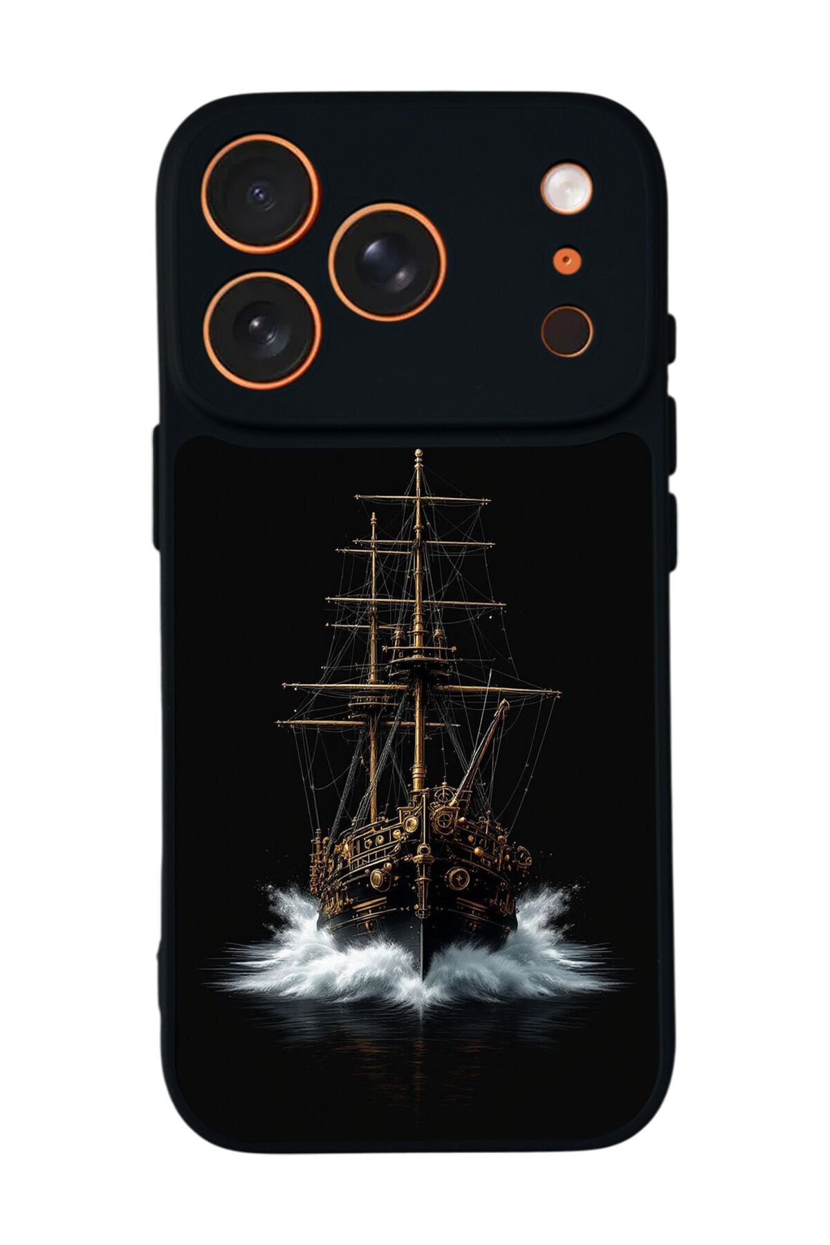 iPhone 17 Pro Uyumlu Korsan Tasarımlı Glossy Premium Kılıf