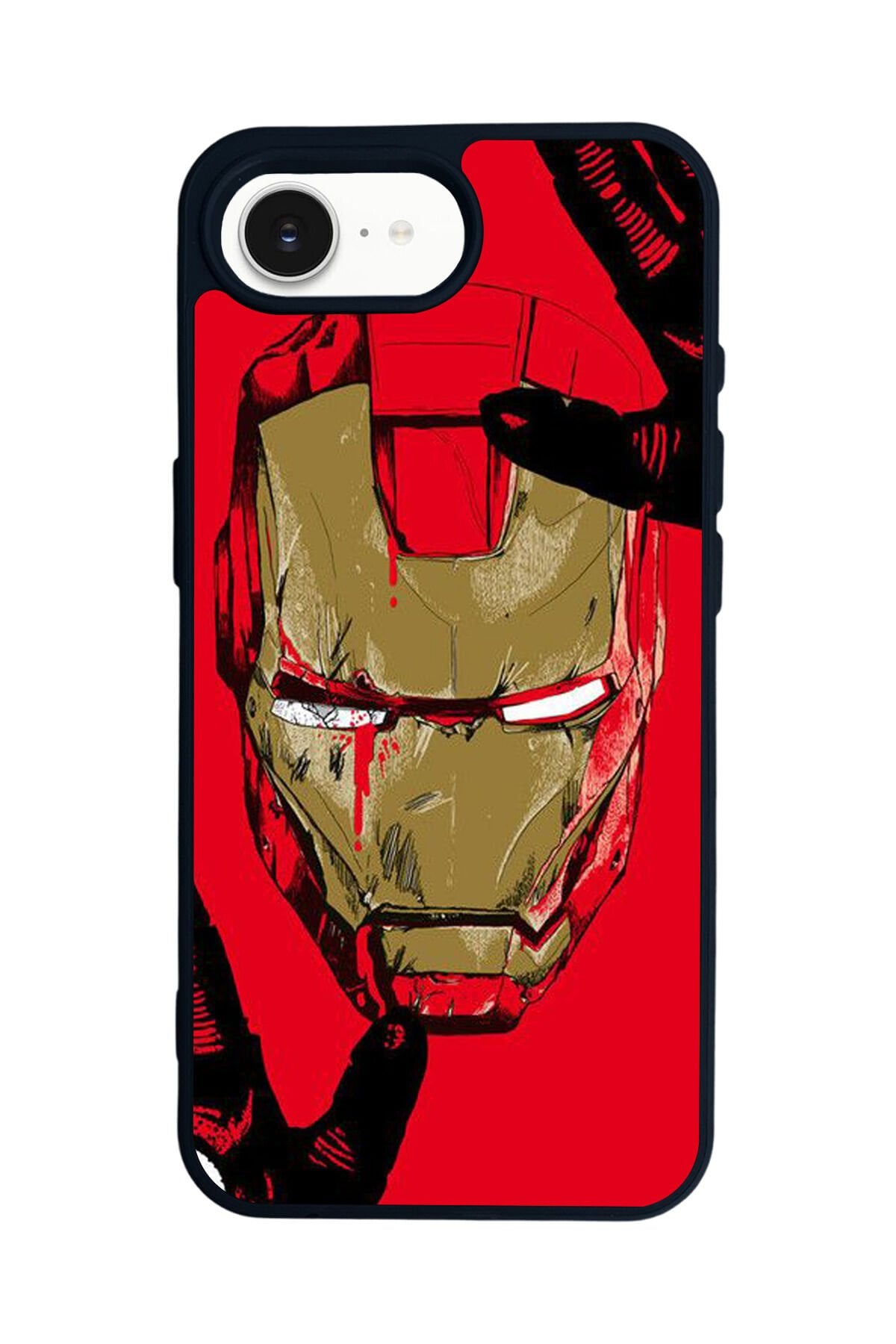 iPhone 16E Uyumlu Iron Man ( Demir Adam ) Tasarımlı Glossy Premium Kılıf