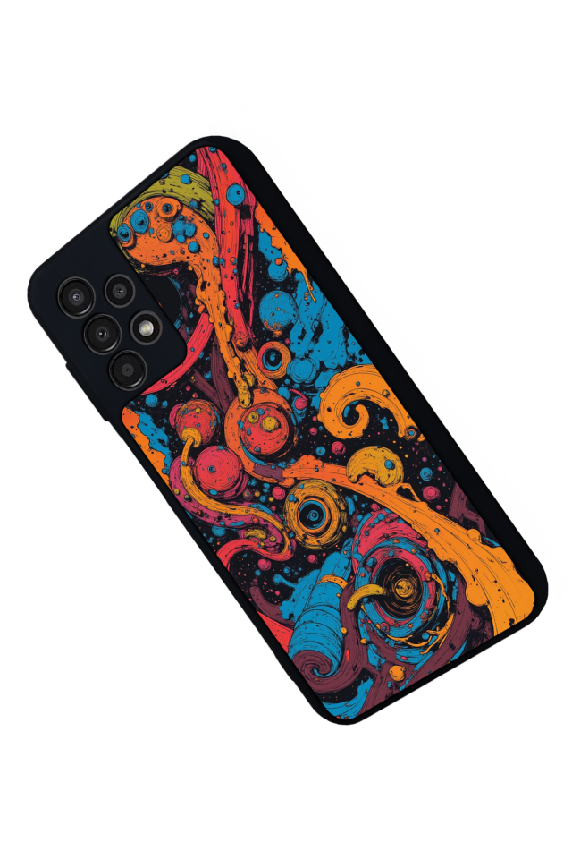 Samsung Galaxy A13 Uyumlu Abstract Tasarımlı Glossy Premium Kılıf