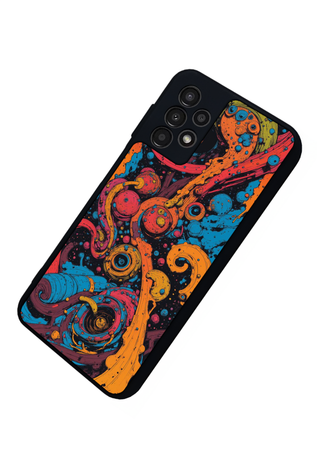Samsung Galaxy A13 Uyumlu Abstract Tasarımlı Glossy Premium Kılıf