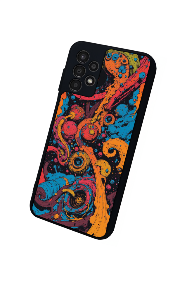 Samsung Galaxy A13 Uyumlu Abstract Tasarımlı Glossy Premium Kılıf
