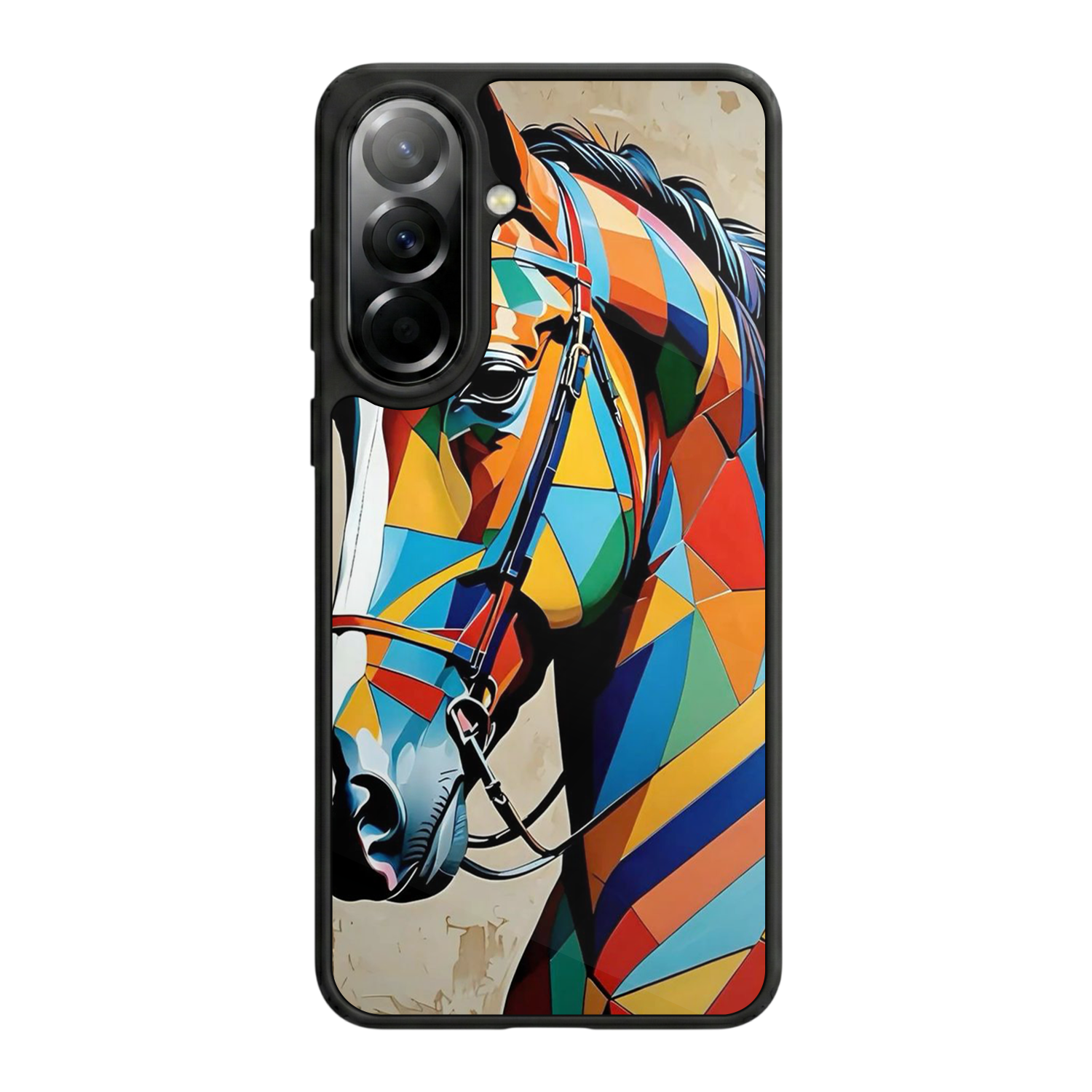 Samsung Galaxy A37 Uyumlu At Horse Tasarımlı Glossy Premium Kılıf