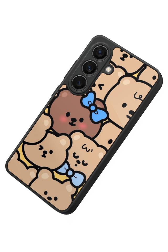 Samsung Galaxy S26 Uyumlu Ayı Tasarımlı Glossy Premium Kılıf