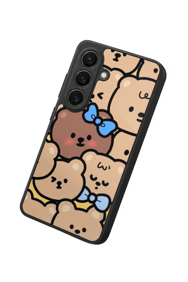 Samsung Galaxy S26 Uyumlu Ayı Tasarımlı Glossy Premium Kılıf