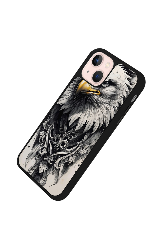 iPhone 15 Uyumlu Besiktas Tasarımlı Glossy Premium Kılıf