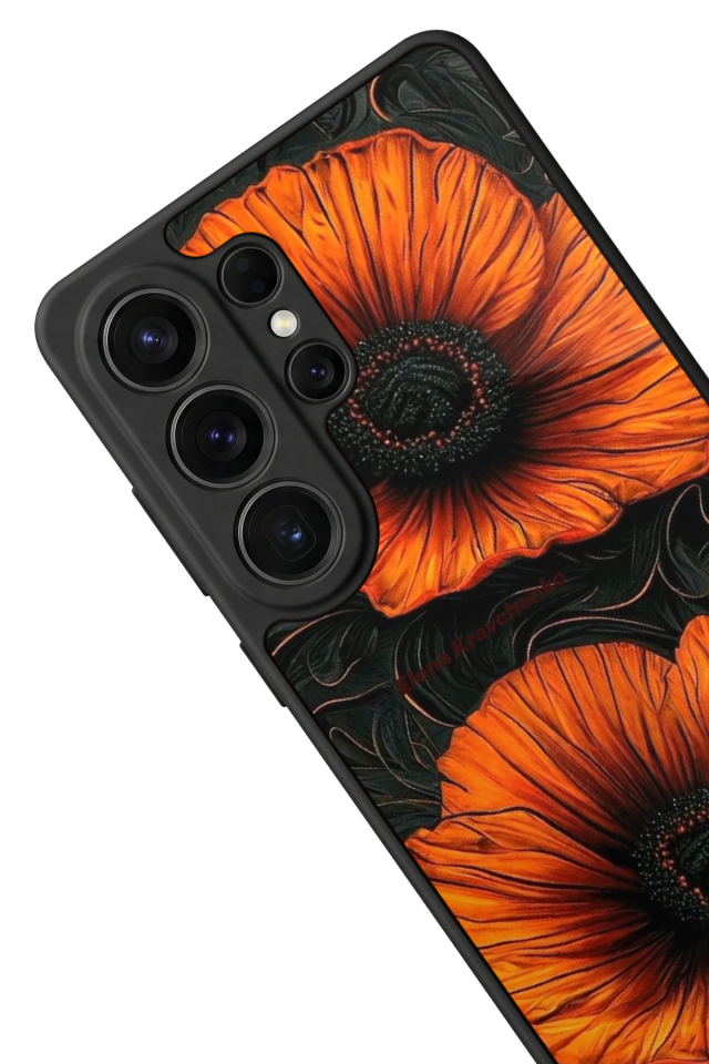 Samsung Galaxy S26 Ultra Uyumlu Botanik Tasarımlı Glossy Premium Kılıf