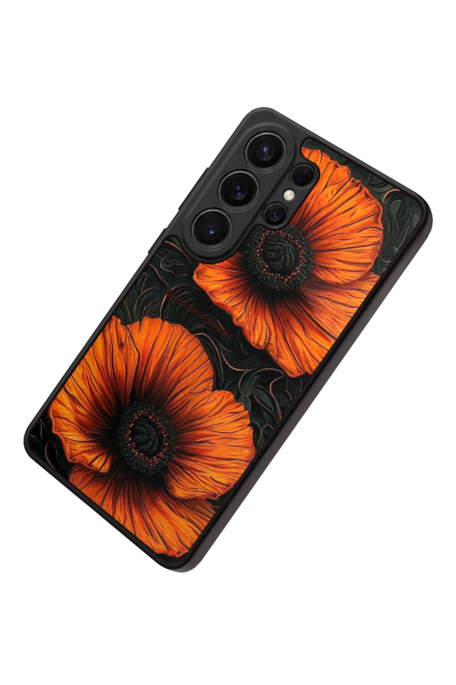 Samsung Galaxy S26 Ultra Uyumlu Botanik Tasarımlı Glossy Premium Kılıf