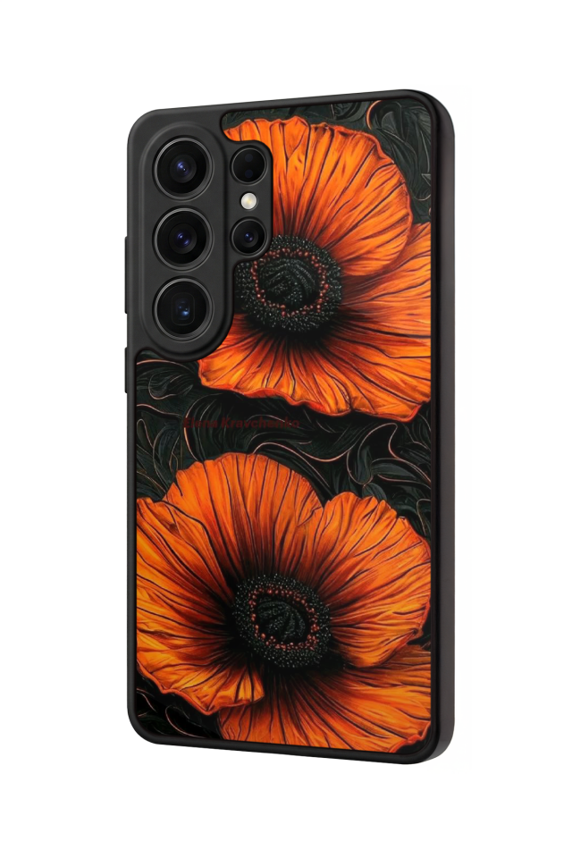 Samsung Galaxy S26 Ultra Uyumlu Botanik Tasarımlı Glossy Premium Kılıf