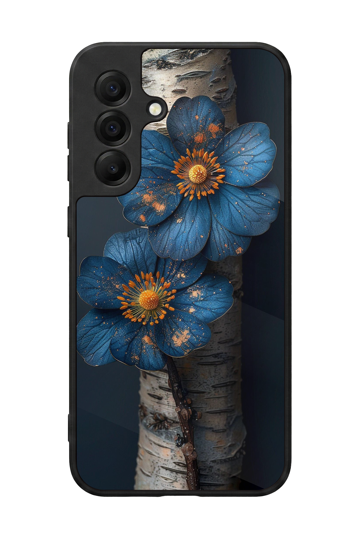 Samsung Galaxy A17 Uyumlu Cicek Tasarımlı Glossy Premium Kılıf