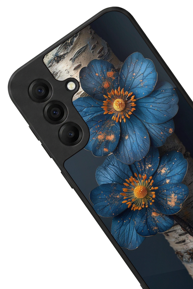 Samsung Galaxy A17 Uyumlu Cicek Tasarımlı Glossy Premium Kılıf