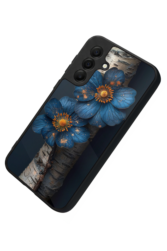 Samsung Galaxy A17 Uyumlu Cicek Tasarımlı Glossy Premium Kılıf