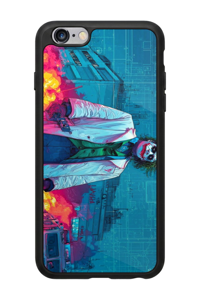 iPhone 6s Plus Uyumlu Joker Tasarımlı Glossy Premium Kılıf