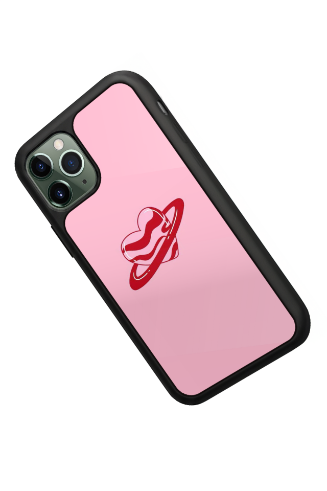 iPhone 11 Pro Uyumlu Kalp Love Tasarımlı Glossy Premium Kılıf