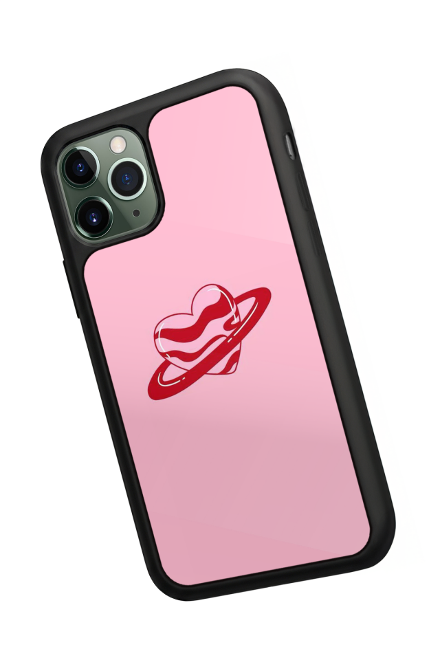 iPhone 11 Pro Uyumlu Kalp Love Tasarımlı Glossy Premium Kılıf