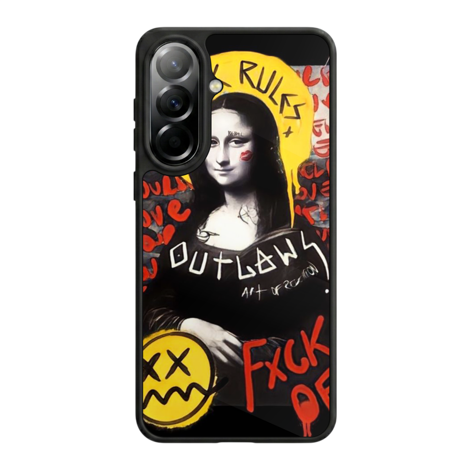 Samsung Galaxy A57 Uyumlu Monalisa Tasarımlı Glossy Premium Kılıf