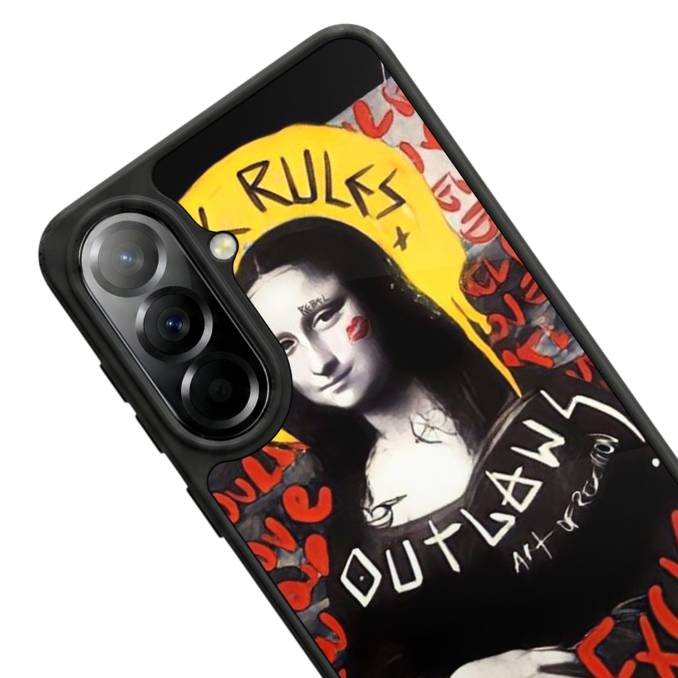 Samsung Galaxy A57 Uyumlu Monalisa Tasarımlı Glossy Premium Kılıf