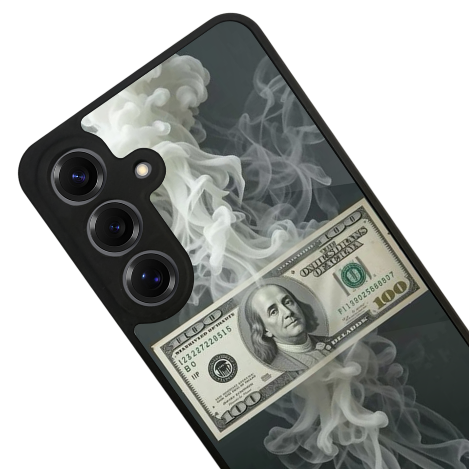 Samsung Galaxy S25 Uyumlu Para Tasarımlı Glossy Premium Kılıf