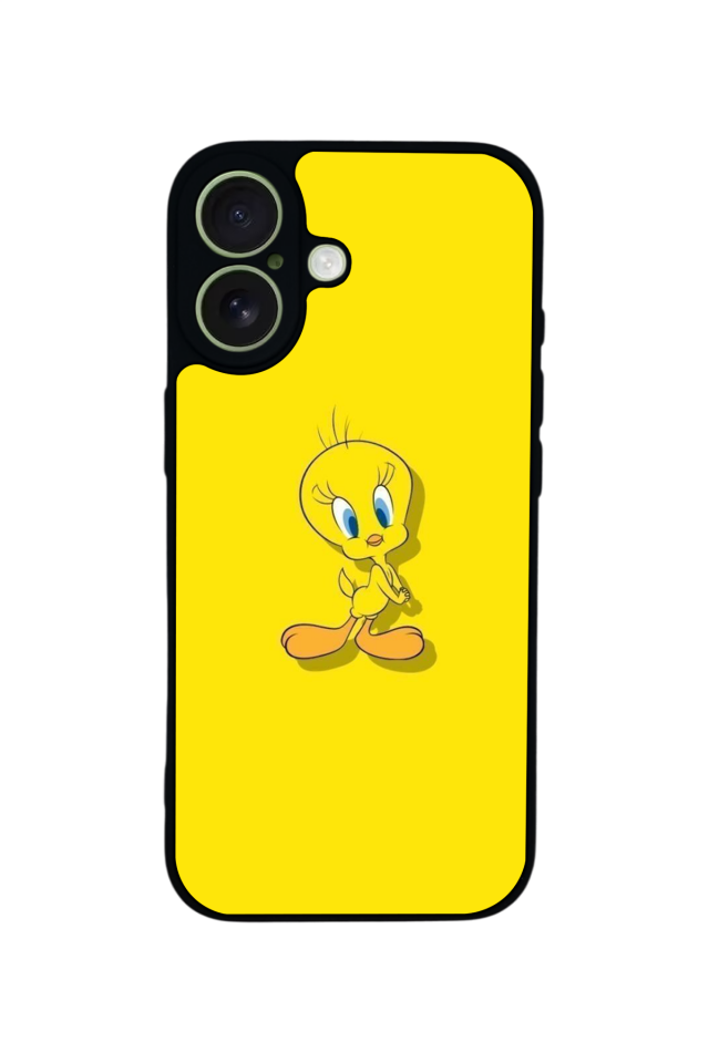 iPhone 17 Uyumlu Tweety Tasarımlı Glossy Premium Kılıf