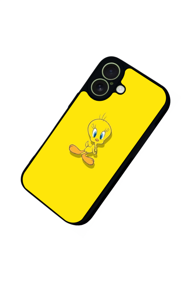 iPhone 17 Uyumlu Tweety Tasarımlı Glossy Premium Kılıf