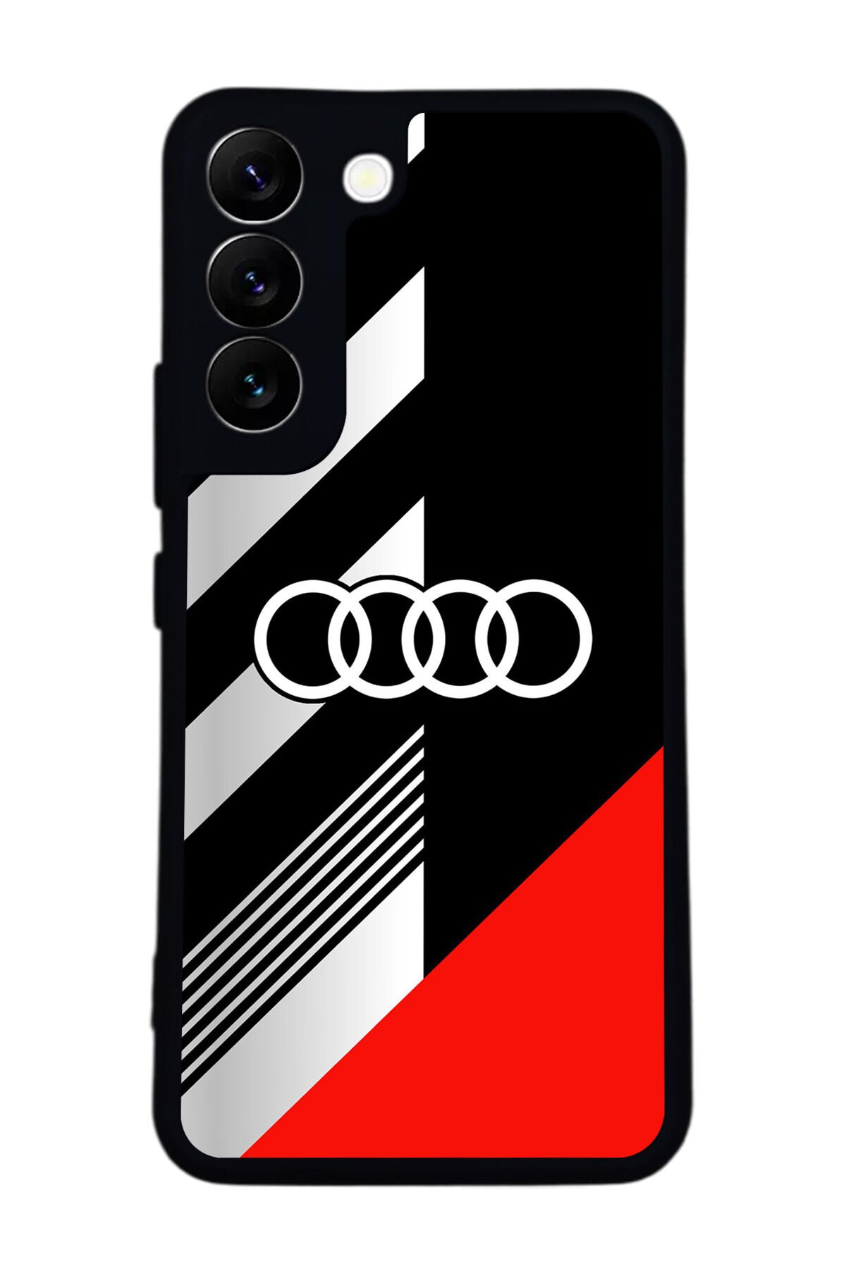 Samsung Galaxy S22 Uyumlu Audi Tasarımlı Glossy Premium Kılıf