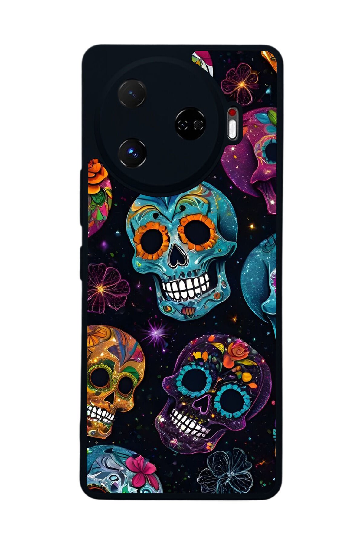 Tecno Camon 30 Pro Uyumlu KuruKafa Tasarımlı Glossy Premium Kılıf