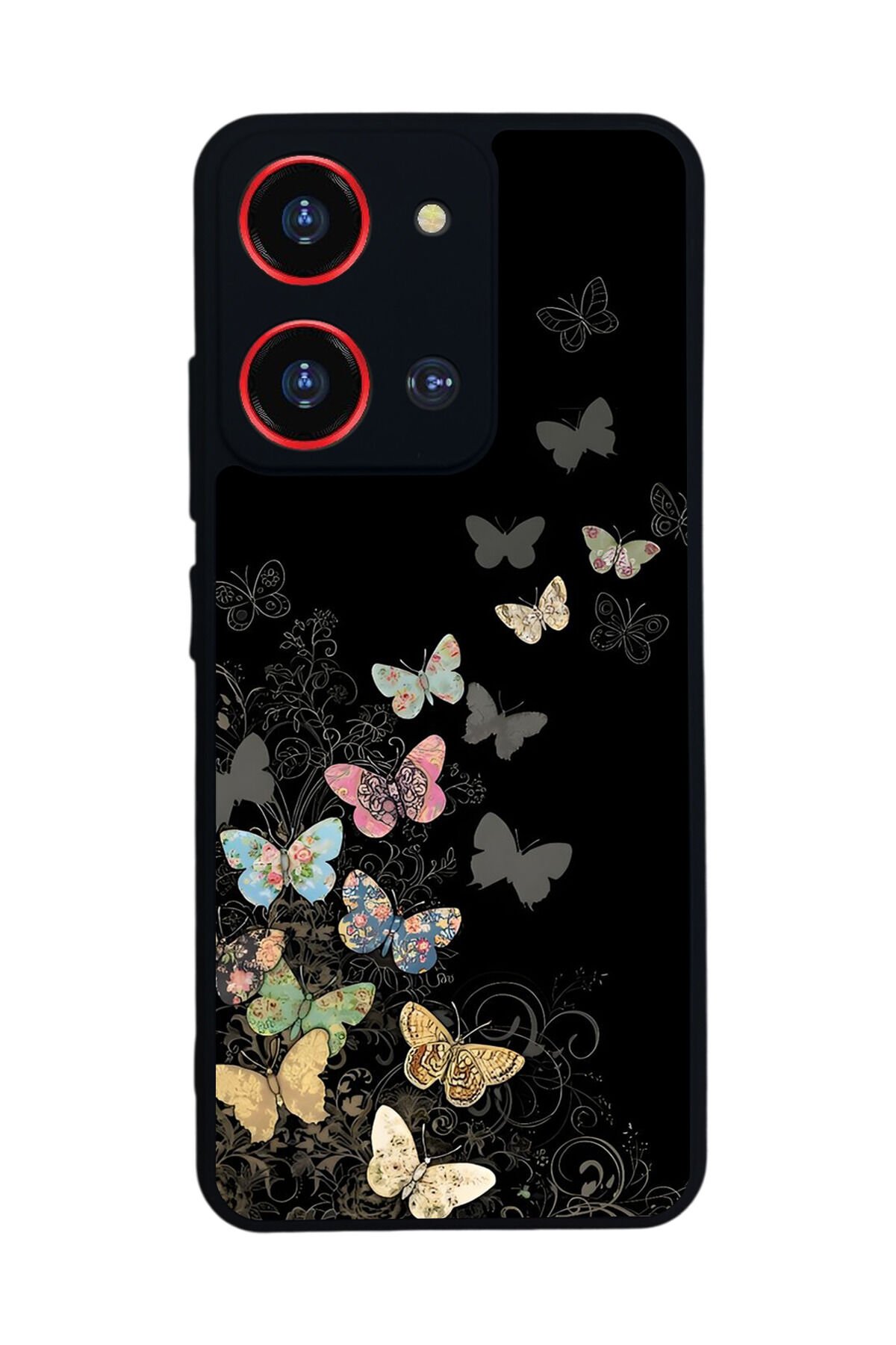 Reeder S19 Max Pro S 108MP Uyumlu Kelebek Tasarımlı Glossy Premium Kılıf