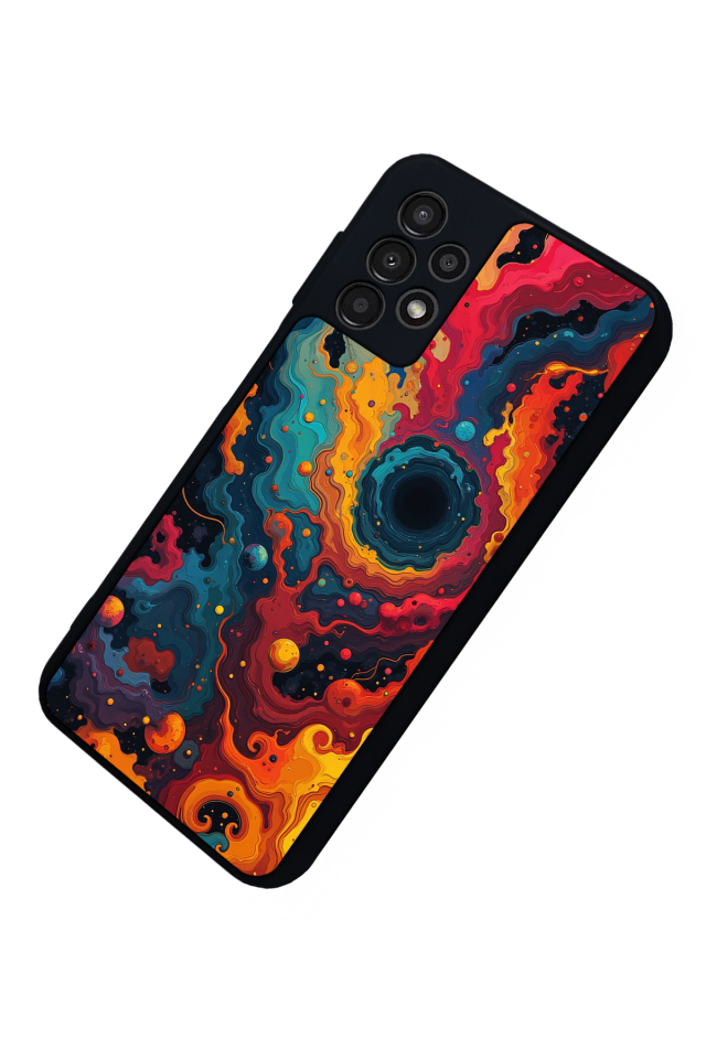 Samsung Galaxy A13 Uyumlu Abstract Tasarımlı Glossy Premium Kılıf