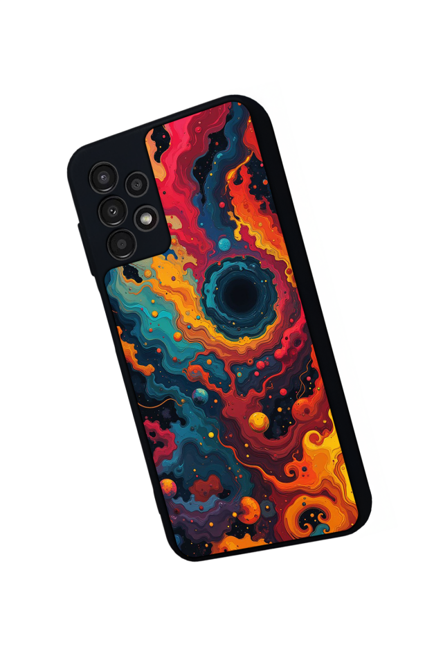 Samsung Galaxy A13 Uyumlu Abstract Tasarımlı Glossy Premium Kılıf