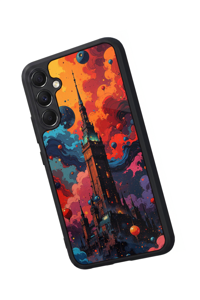 Samsung Galaxy M34 Uyumlu Abstract Tasarımlı Glossy Premium Kılıf