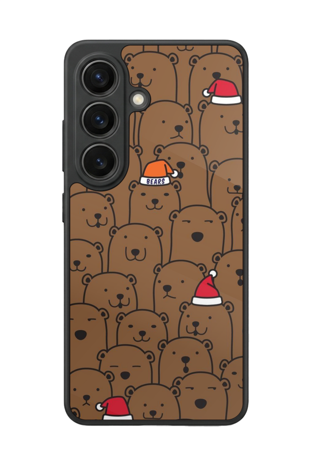 Samsung Galaxy S26 Uyumlu Ayı Tasarımlı Glossy Premium Kılıf