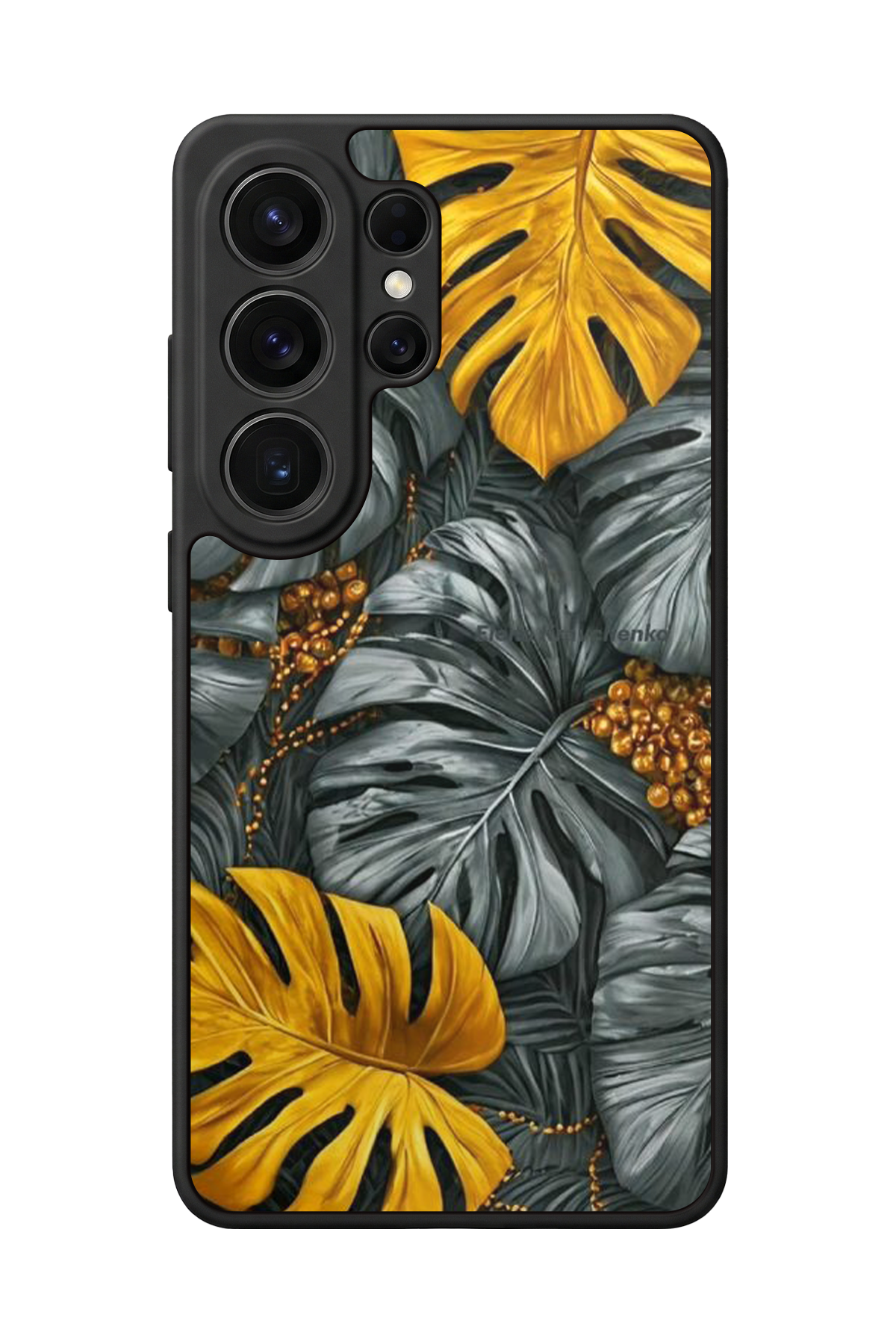 Samsung Galaxy S26 Ultra Uyumlu Botanik Tasarımlı Glossy Premium Kılıf