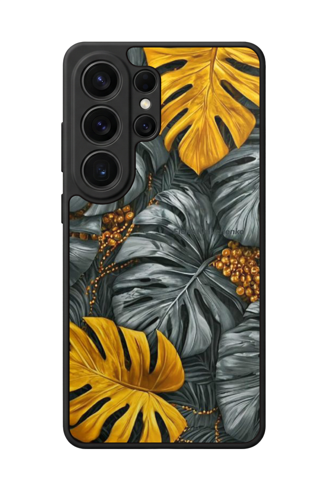 Samsung Galaxy S26 Ultra Uyumlu Botanik Tasarımlı Glossy Premium Kılıf
