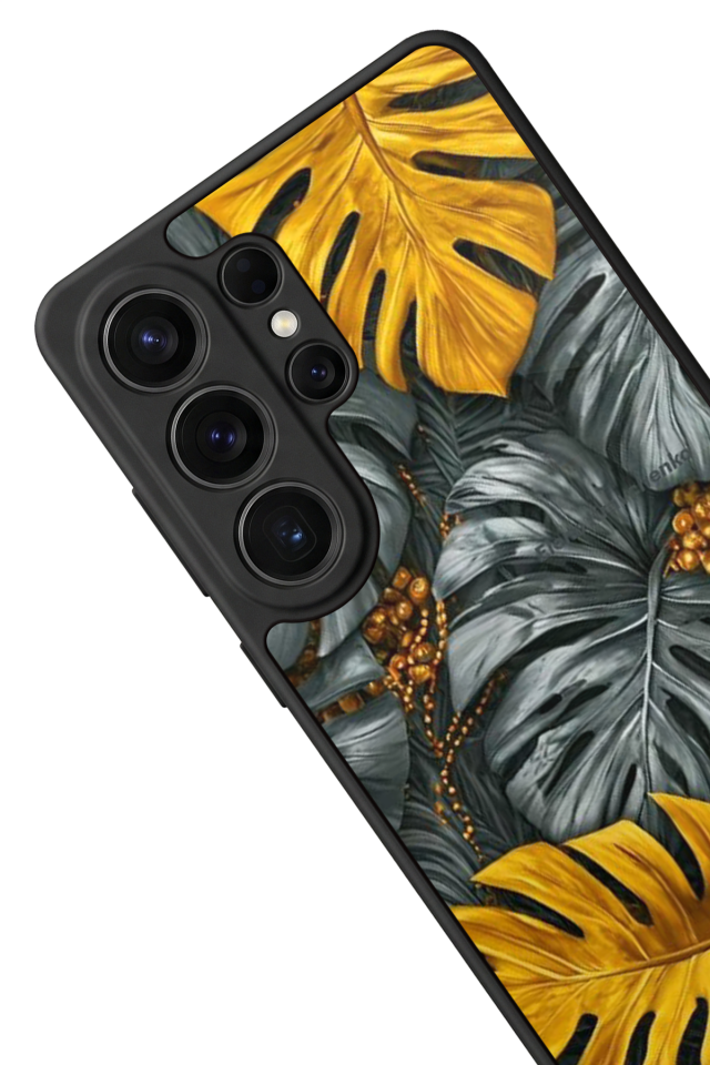 Samsung Galaxy S26 Ultra Uyumlu Botanik Tasarımlı Glossy Premium Kılıf