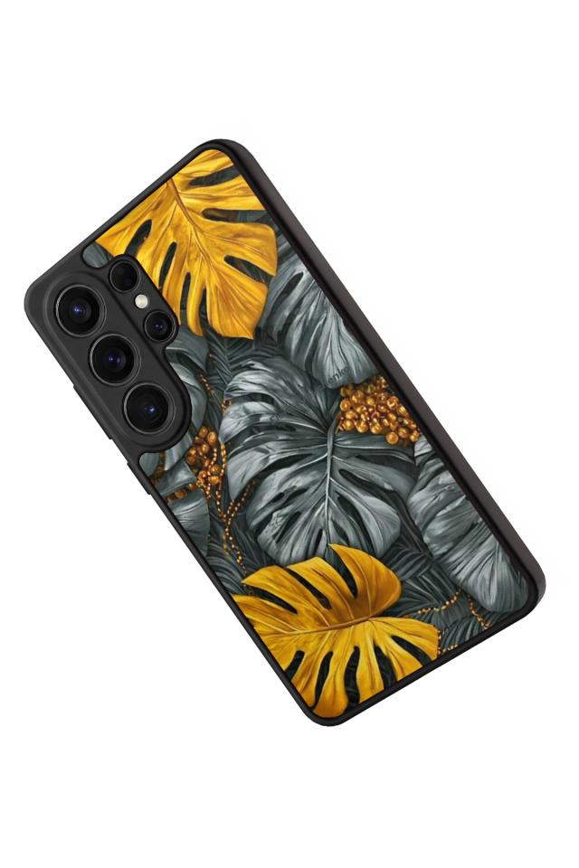 Samsung Galaxy S26 Ultra Uyumlu Botanik Tasarımlı Glossy Premium Kılıf