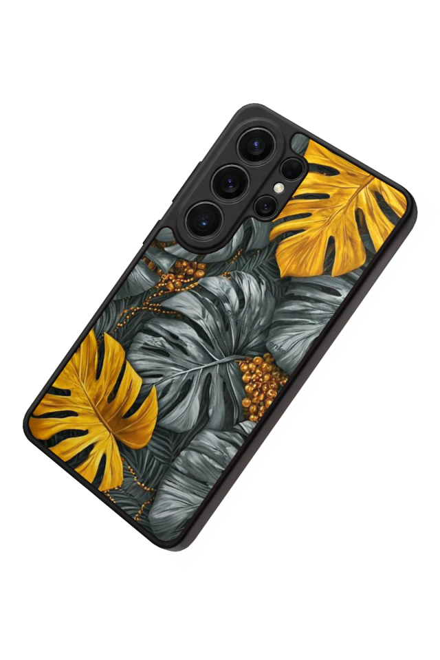 Samsung Galaxy S26 Ultra Uyumlu Botanik Tasarımlı Glossy Premium Kılıf