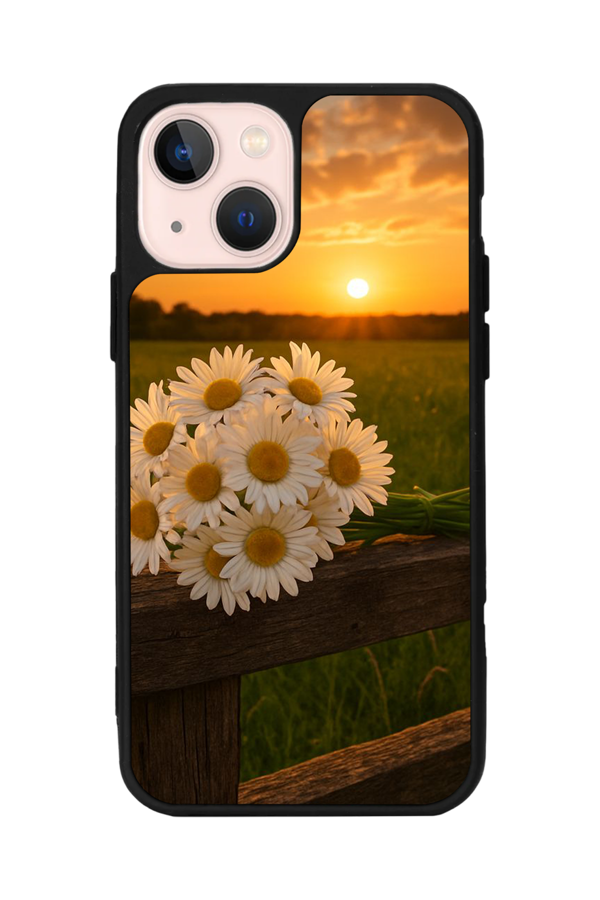 iPhone 15 Plus Uyumlu Cicek Tasarımlı Glossy Premium Kılıf