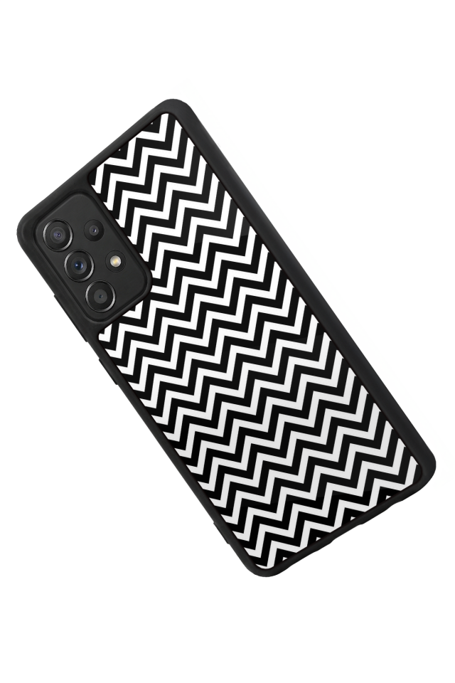 Samsung Galaxy A72 Uyumlu Çizgi Sanatı Tasarımlı Glossy Premium Kılıf