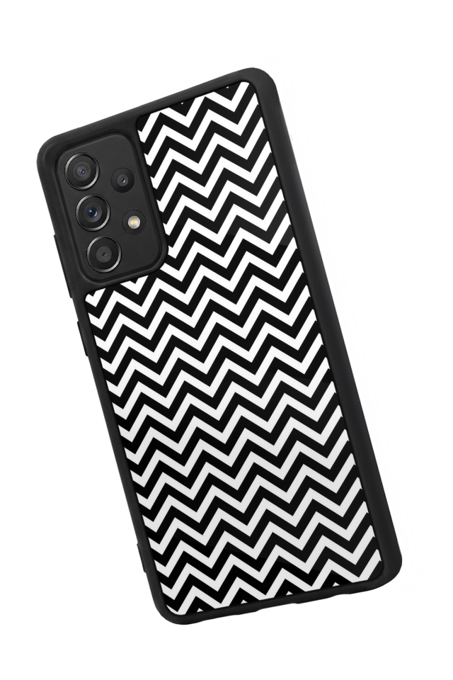 Samsung Galaxy A72 Uyumlu Çizgi Sanatı Tasarımlı Glossy Premium Kılıf